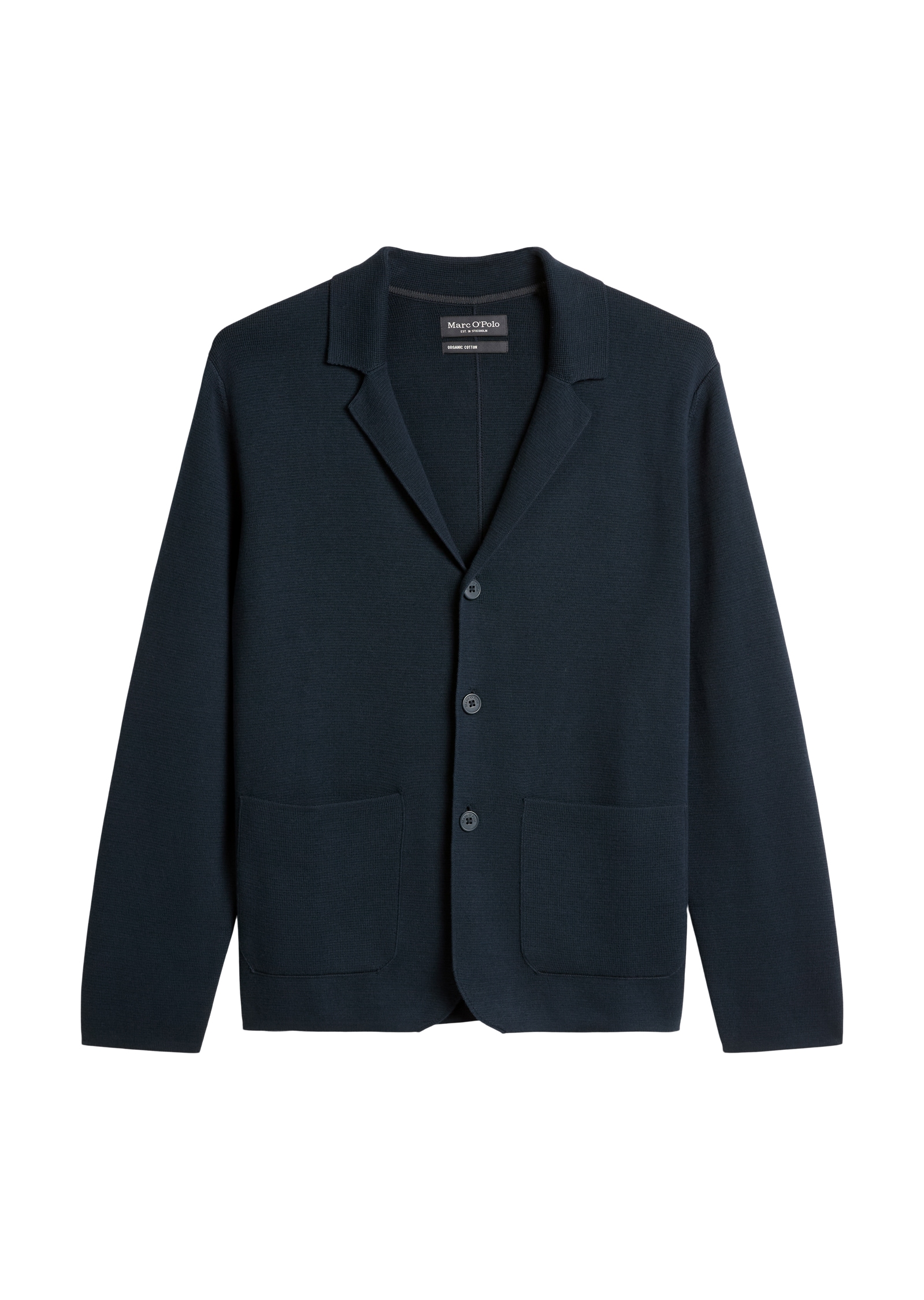 Marc O'Polo Stricksakko regular fit, aus Bio-Baumwolle