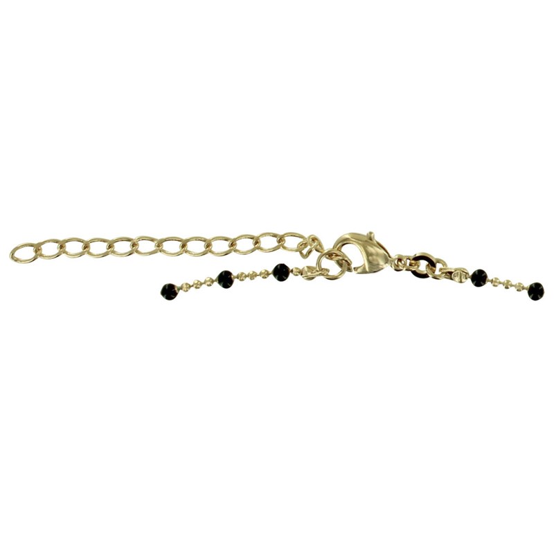 Collier Plaqué Or Chaine Billes et Perles Émaillées