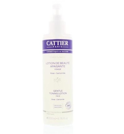 Cattier Kalmerende lotion rose chamomile (200 ml)