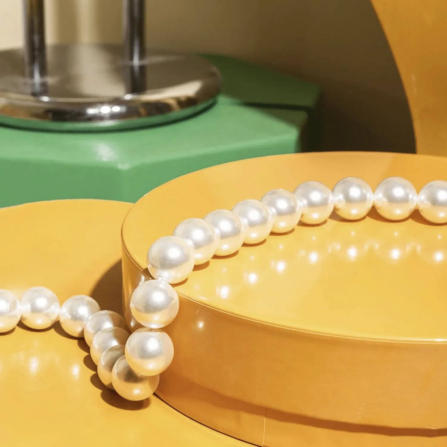 House of Vincent Arcade Fortune Choker Halskæde 18 kt. Forgyldt Sølv VJ109-UNG-V