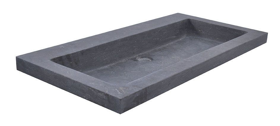 Fontana Freestone badkamermeubel warm eiken 80cm met natuurstenen wastafel zonder kraangat en ronde spiegel