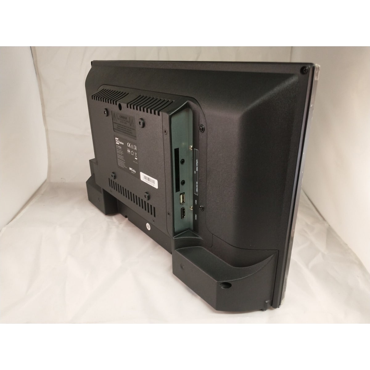 TV 20 tommer 12V DC 100-240V for båt campingvogn bobil DVB-T2 DVB-S2 VESA 100x100