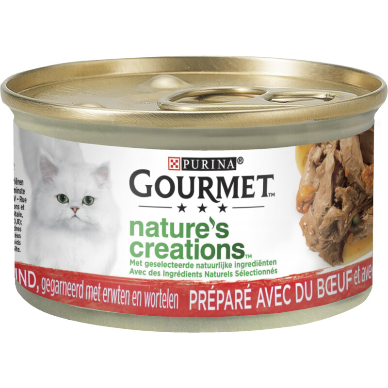 Gourmet Nature's creations met rund & erwten