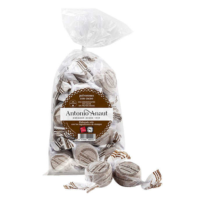 Polvoron artisanal au cacao