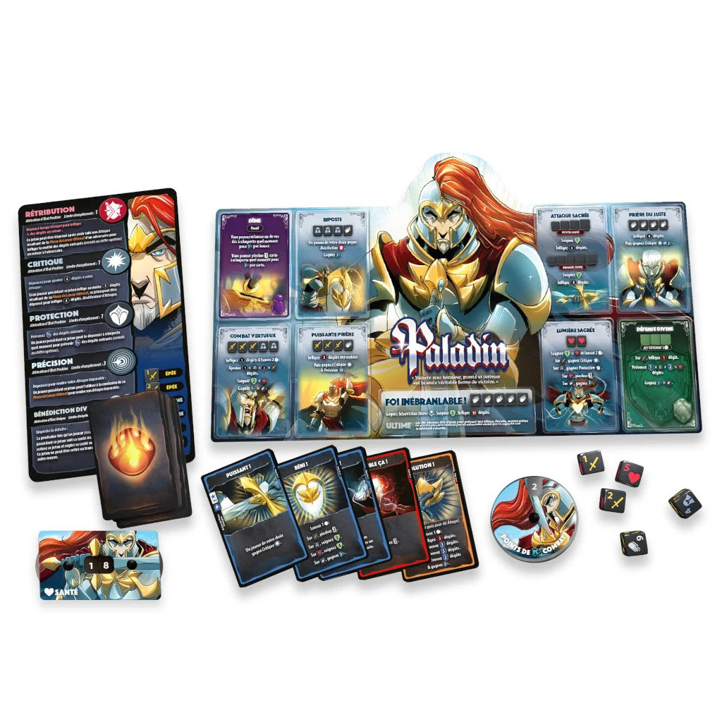 Dice Throne S1 - Moine VS Paladin