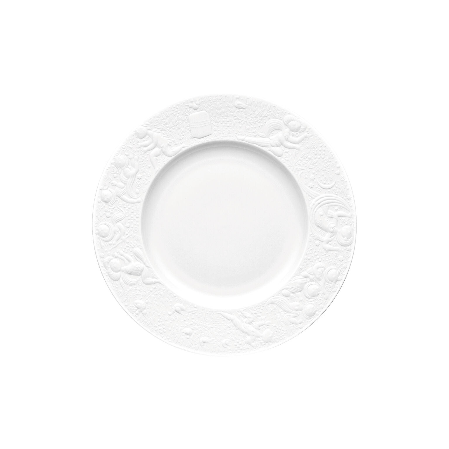 Zauberfloete Weiss Frühstücksteller 22 cm