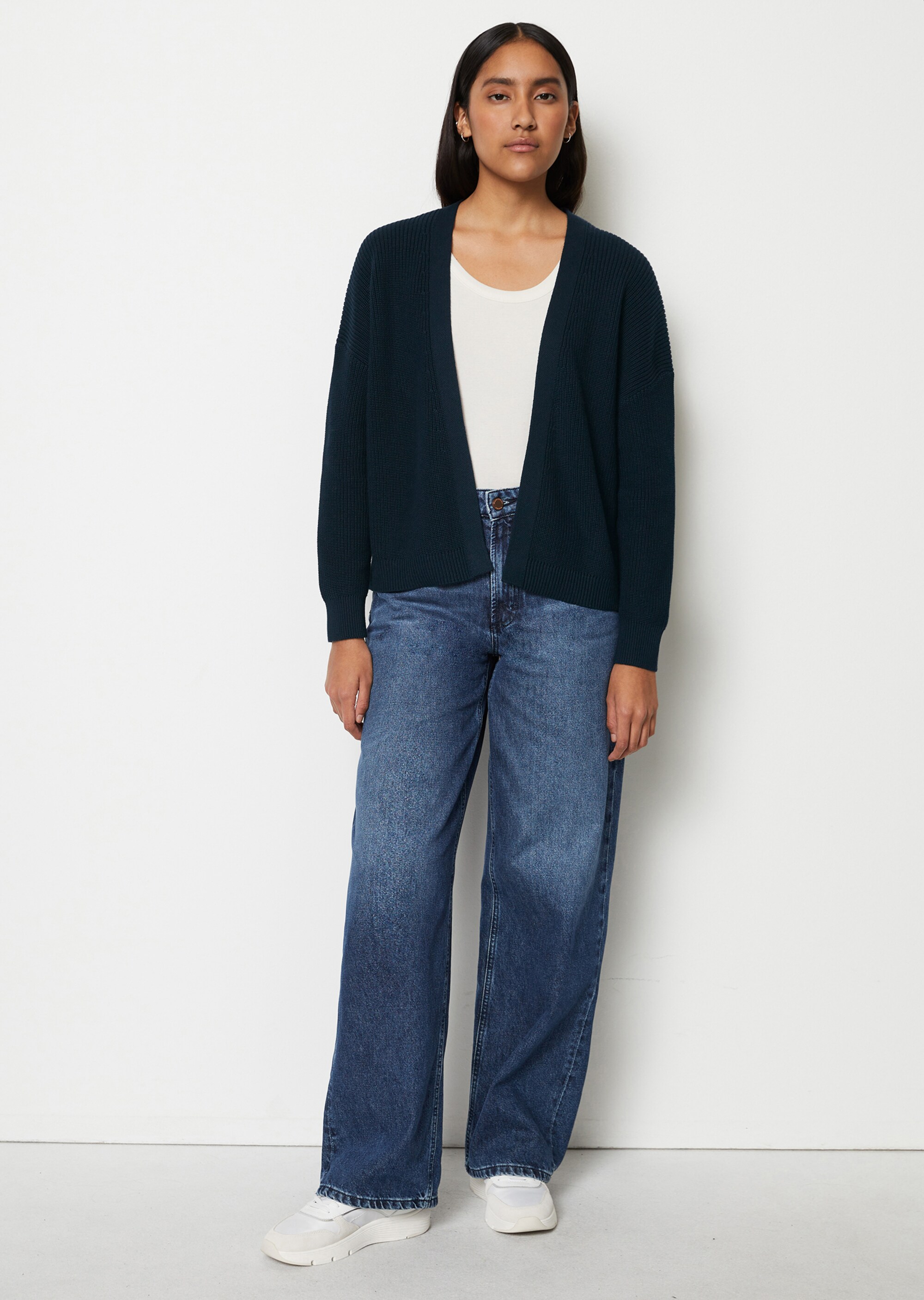 Cardigan oversize aus Organic Cotton