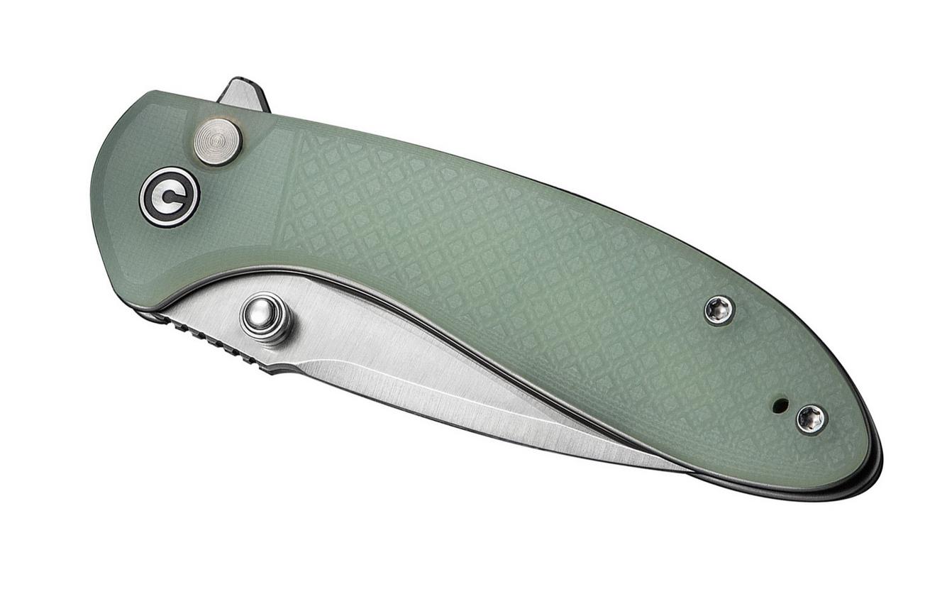 Civivi Faeger C24031-3 Satin 14C28N, Milled Natural G10, zakmes