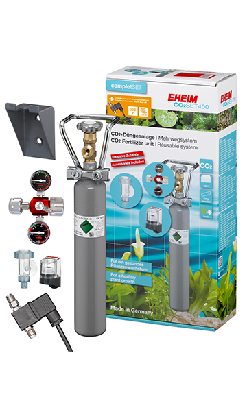 Eheim Co2 Set 400 inclusief fles en magneetventiel nachtuitschakeling