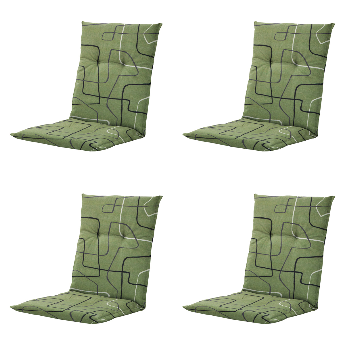 Madison Joah sage Tuinstoelkussen - Set van 4