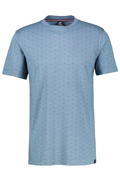 Lerros blauwe heren t-shirt