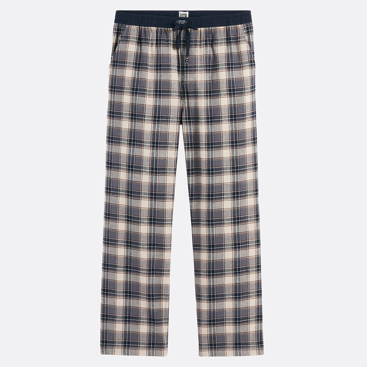 COLEÇÕES LA REDOUTE<br>Calças de pijama xadrez, escovadas
