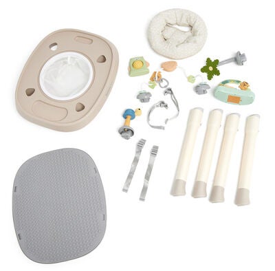 Beemoo PLAY Explore 3-in-1 Aktivitetssenter, Sand Beige