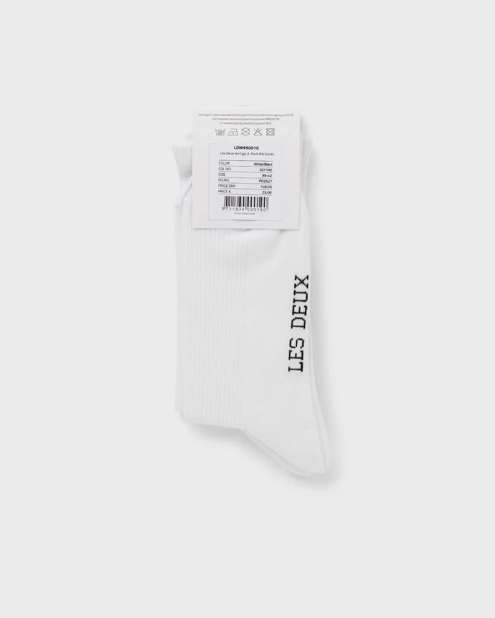 Les Deux Les Deux Vertigo 2-Pack Rib Socks