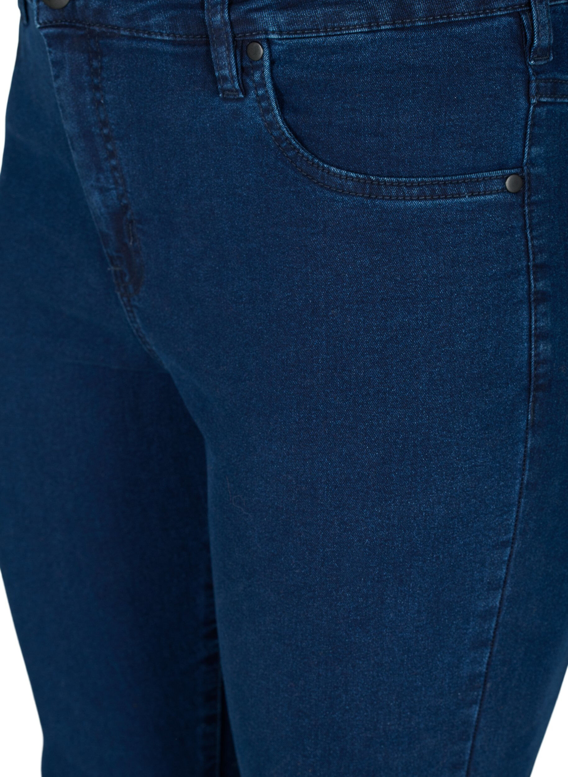 Højtaljede super slim Amy jeans