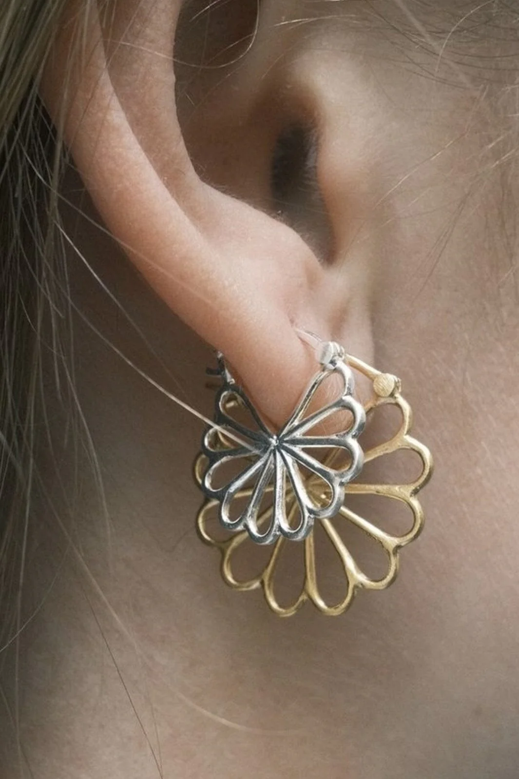 Pernille Corydon Jewellery Small Bellis Øreringe silver