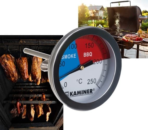 Termometer for grill og røykeri PK006