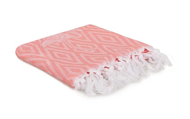 Strandtuch »Foutastic Flamingo Rosa«