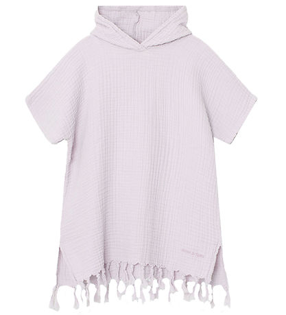 Mini A Ture Bådeponcho - Cansu - Purple Raindrops