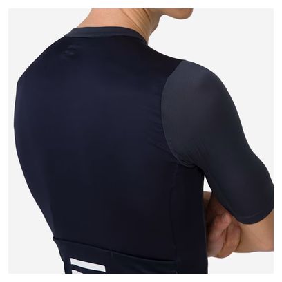 Maillot Manches Courtes Rapha Pro Team Training Noir/Bleu foncé