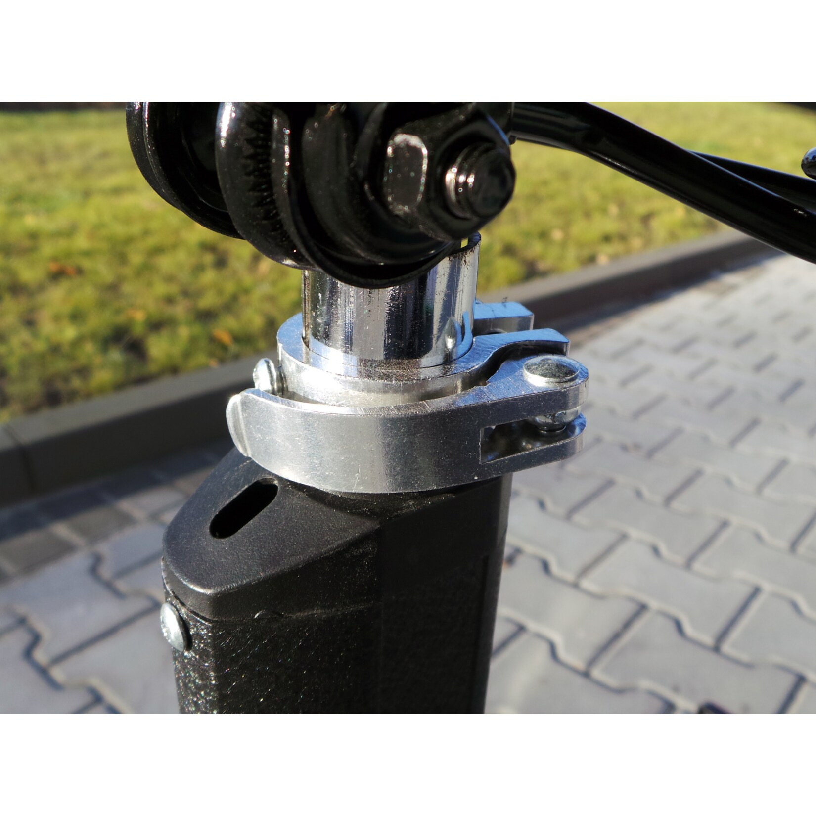 Viron E-Scooter 1000W mit Smartphone Halterung, schwarz