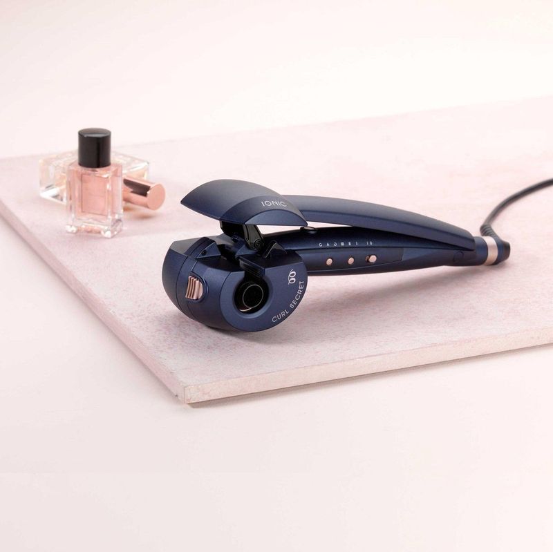 BaByliss - Sensor Curl Secret C1500E - Automatische Krultang - Blauw - 2 Opzetstukken