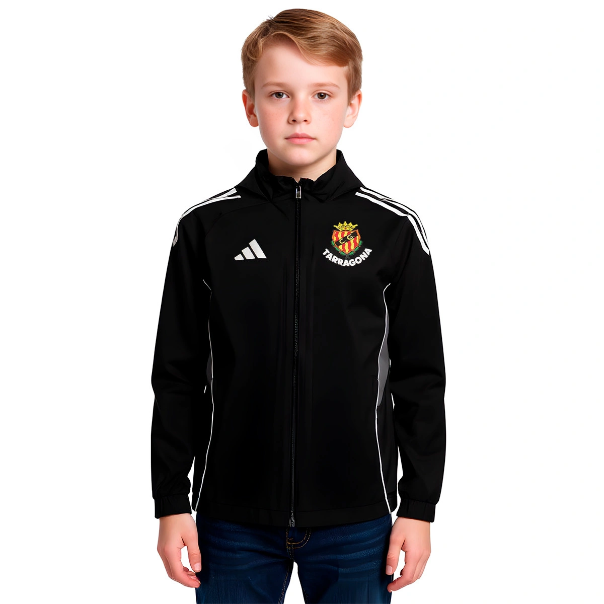 Impermeável adidas Gimnàstic de Tarragona Training Técnicos 2025-2026 Criança