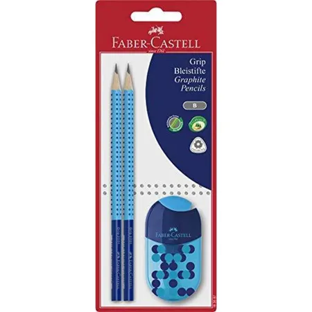 Faber-Castell Grip 2001 Two Tone Bleistift-Set, 3-teilig, sortiert