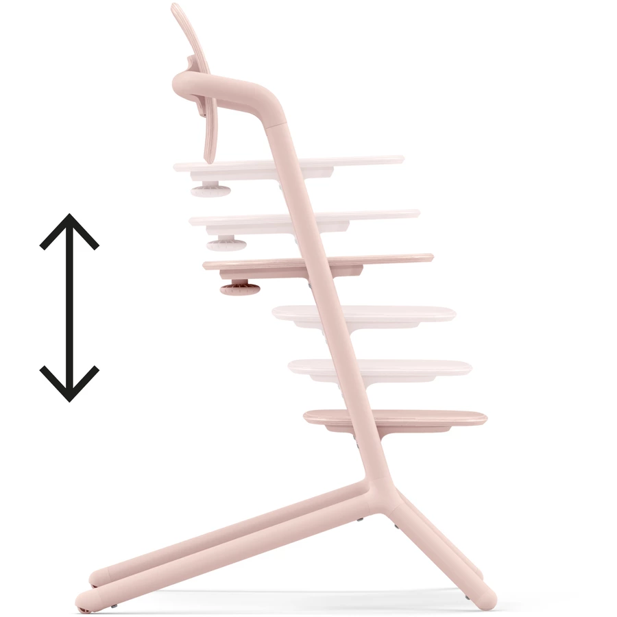 cybex GOLD Hochstuhl Lemo 4 in 1 Set Pearl Pink