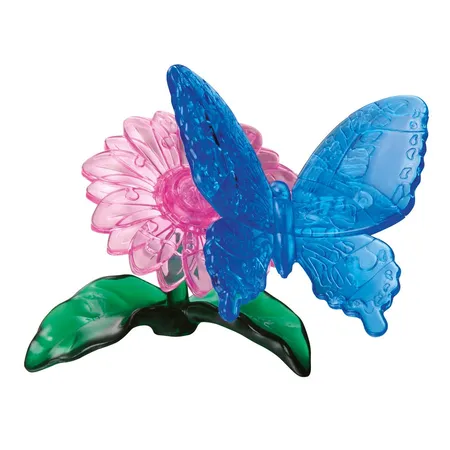 HCM Kinzel Crystal Puzzle - Schmetterling, 39 Teile