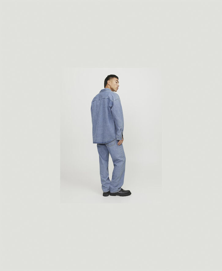 Jack & Jones JORSANTORINI DENIM OVERSHIRT LS Light blue denim