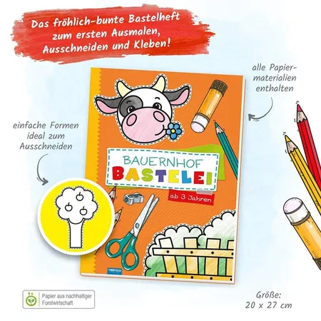 Trötsch Bastelbuch Bauernhof Bastelei
