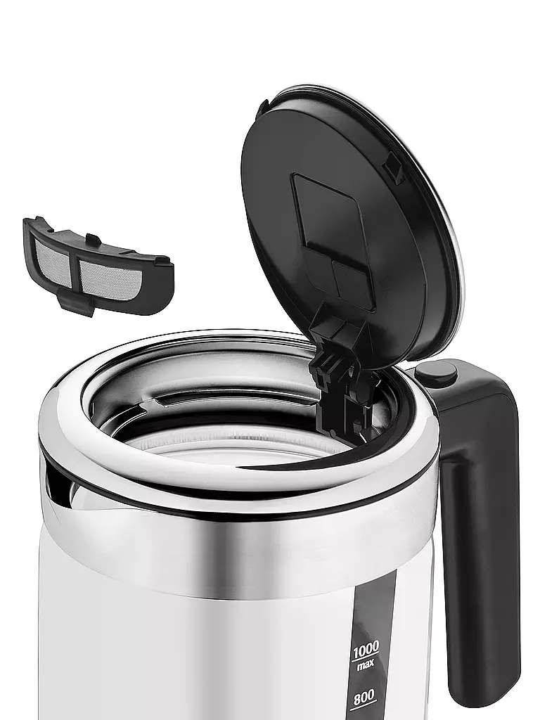 WMF Küchenminis 2 in 1 Vario Wasserkocher 1l transparent