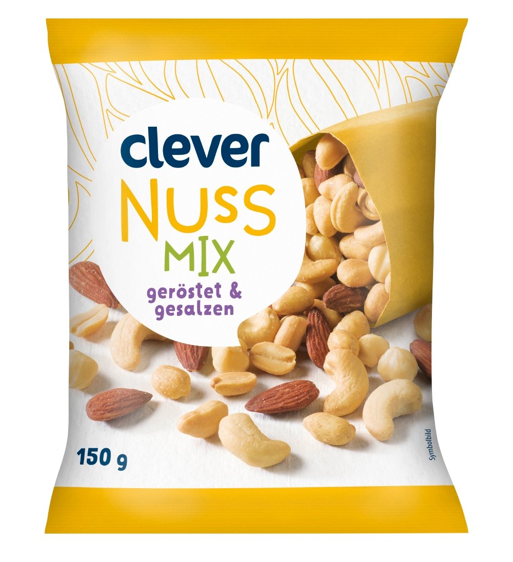 Clever Nuss Mix geröstet & gesalzen