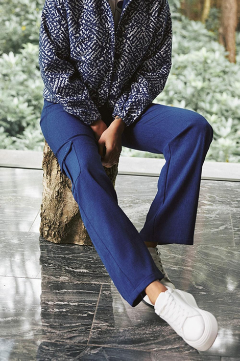 Lofty Manner blauwe dames broek