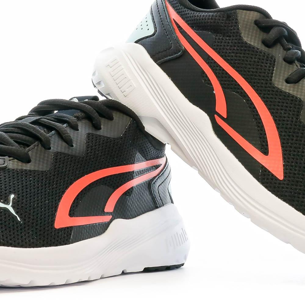 Puma Baskets Noires/Orange Garçon Puma All-day Active