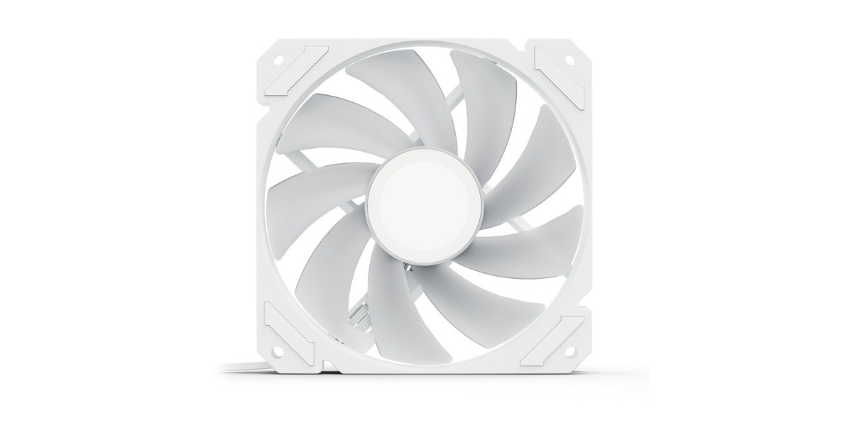 SharkoonSHARK Mirror RGB PWM case fan  (Wit, 120 x 120 x 25 mm)