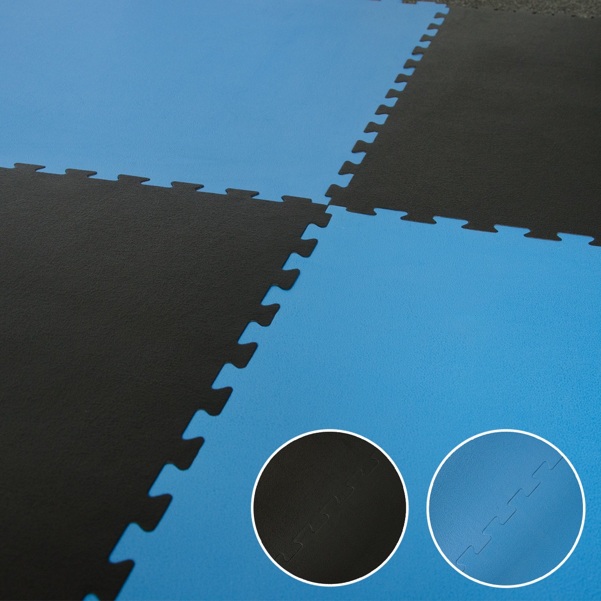 90x90cm XL Trainingsmatte - 25mm dicke Sportmatte mit Rand