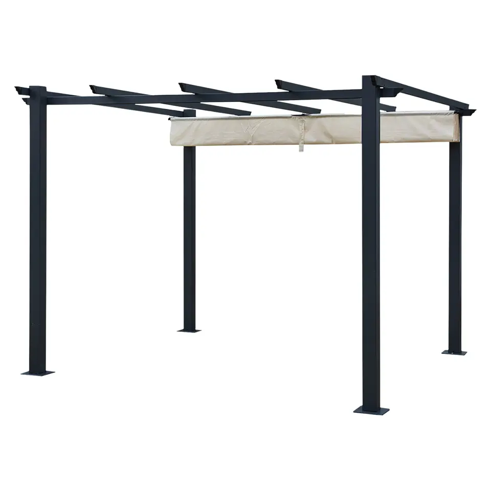 Happy Garden Pergola CASSIS - Beige - Aluminium
