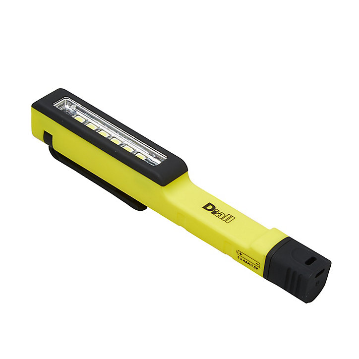 Mini lampe d'inspection LED magnétique jaune Diall 100 lumens