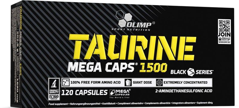 Taurine Mega Caps - 120 Mega Capsules