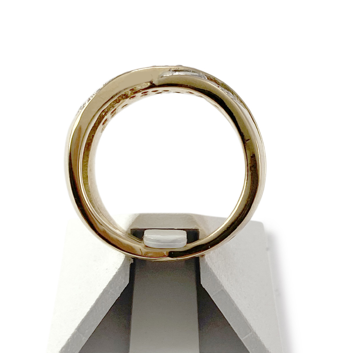 Bague d'occasion or 750 jaune diamants