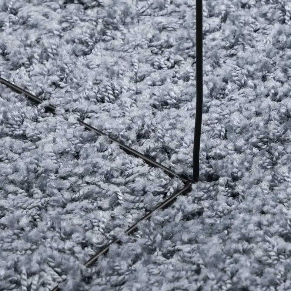 vidaXL - Vloerkleed - Blauw - Polypropyleen - Ø 120 cm
