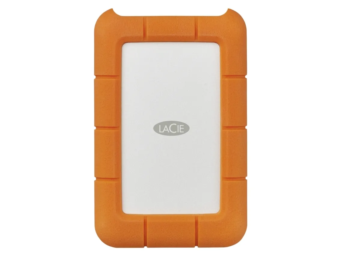 LaCie Rugged USB-C STFR5000800 - Harddisk - 5 TB - ekstern (bærbar) - USB 3.1 Gen 1 (USB-C stikforbindelse) - med 2 års Rescue Data Recovery Service Plan