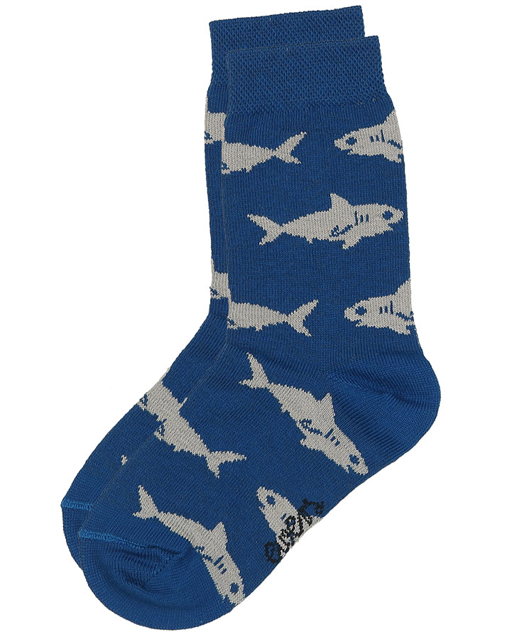 Socken FISCHE 2er-Pack in blau/grau
