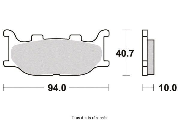 Sifam - Plaquettes de frein S1109N