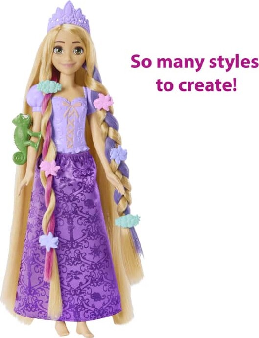Rapunzel Dukke - Disney Princess - Fairytale Hair - 29 CM