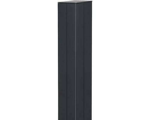Paal voor Nuria, om op te schroeven, 9,2 x 5,8 x 187 cm, RAL 7016 antraciet