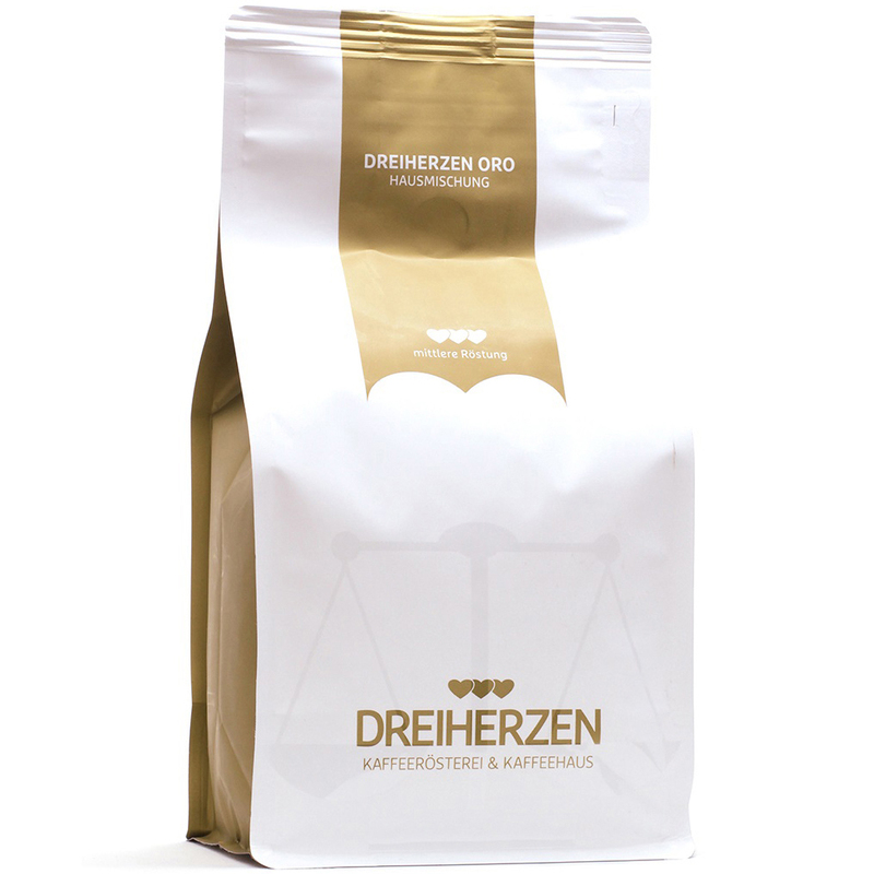 Dreiherzen Kaffeebohnen Oro, 1000 g, 1 Stück