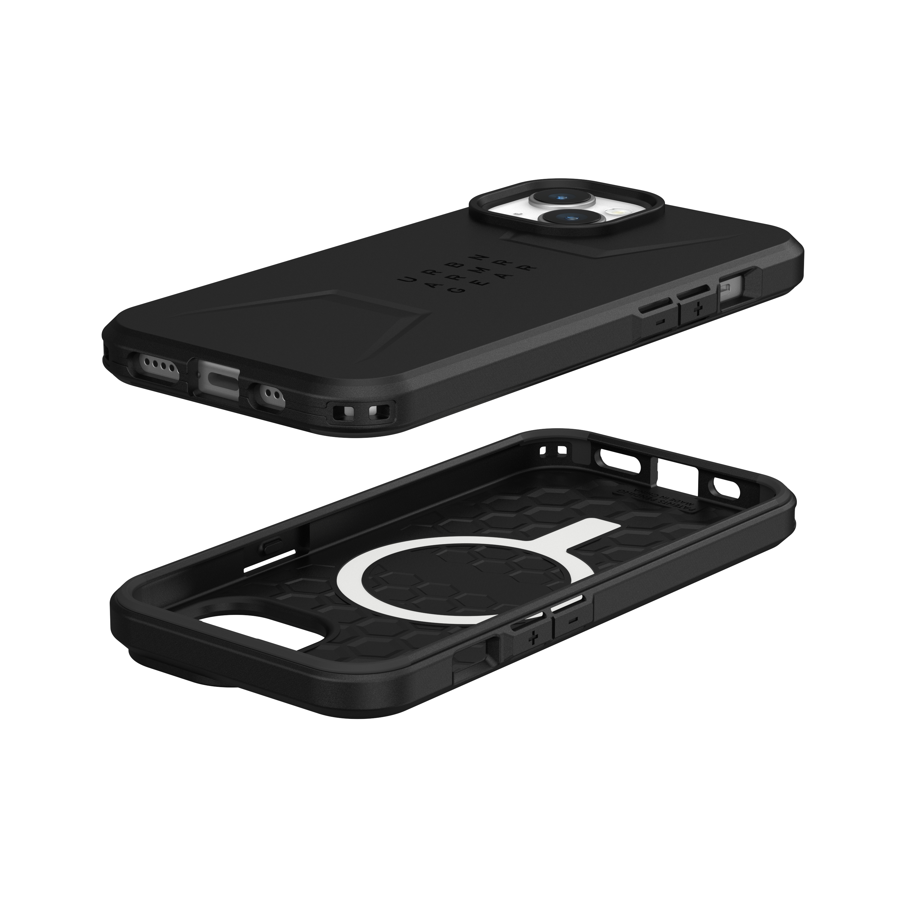 iPhone 15 MagSafe Schutzhülle Civilian Case (114287114040) - Schwarz